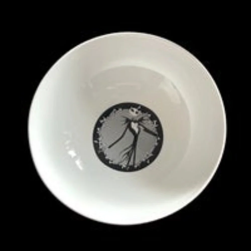 Nightmare Before Christmas Jack Skellington Serving Bowl Skull & Bones